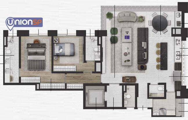 Apartamento à venda com 3 quartos, 155m² - Foto 25