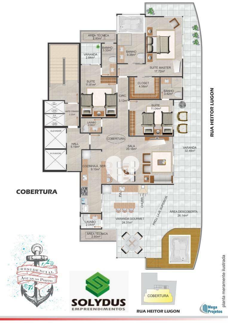 Cobertura à venda com 3 quartos, 230m² - Foto 35