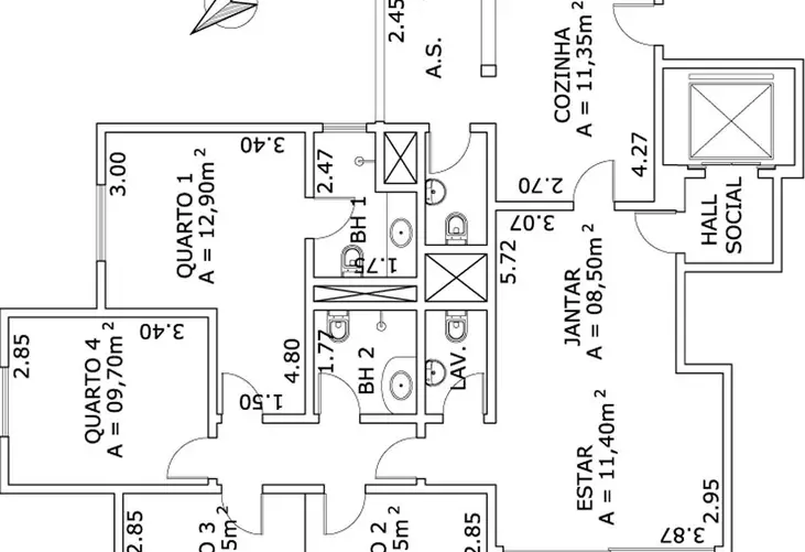 Apartamento à venda com 4 quartos, 292m² - Foto 14