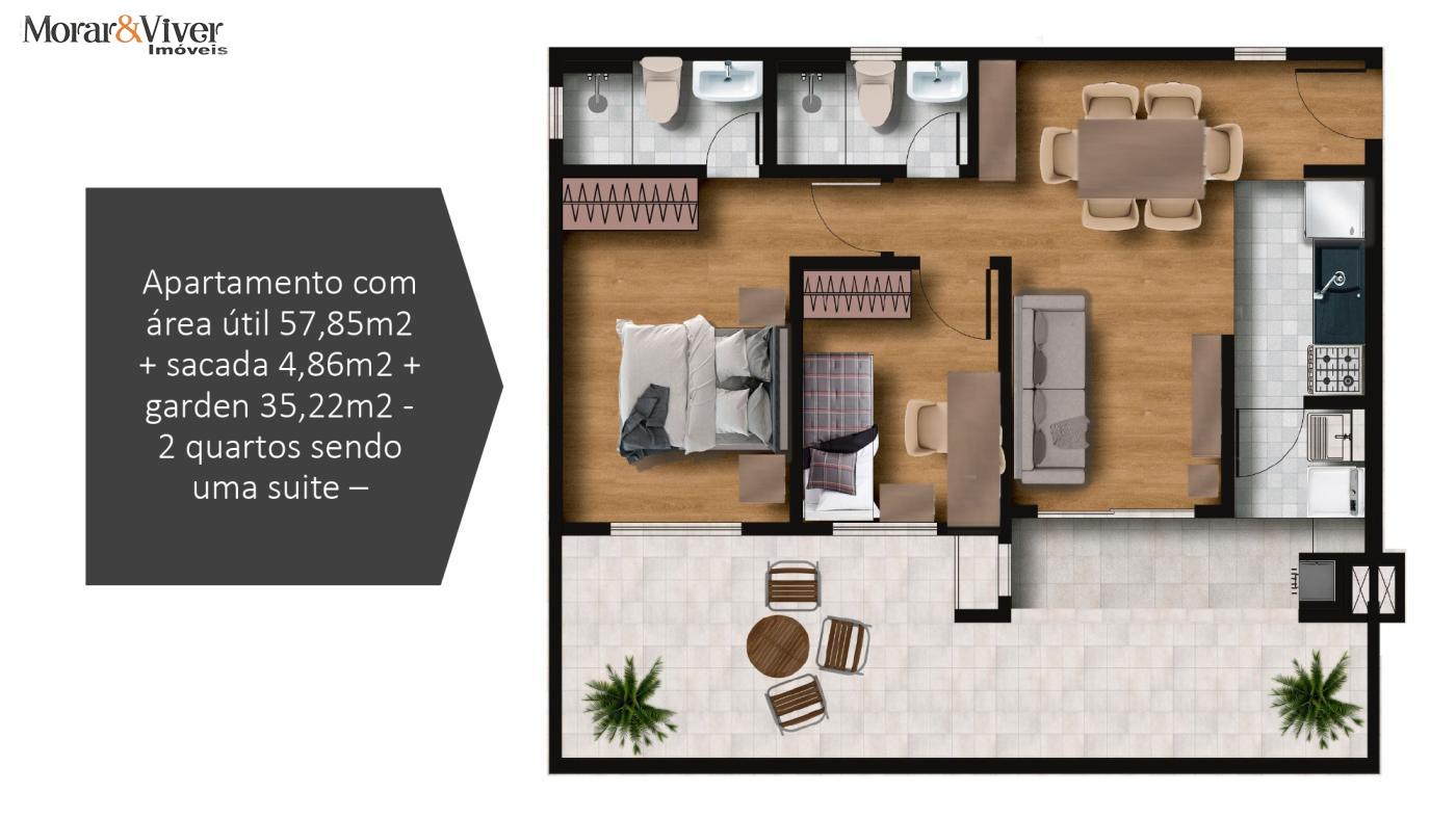 Apartamento à venda com 2 quartos, 58m² - Foto 14