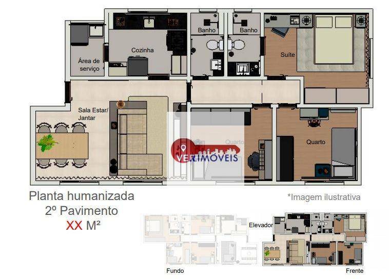 Apartamento à venda com 4 quartos, 85m² - Foto 49