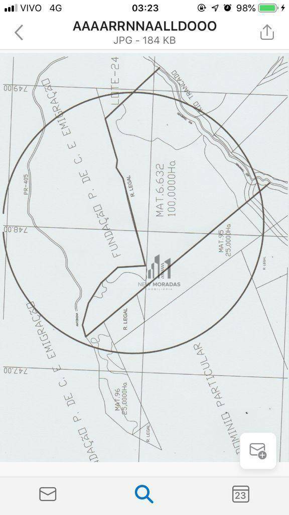 Terreno, 100 hectares - Foto 5
