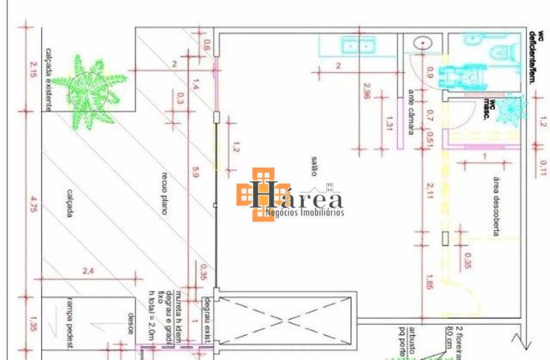 Loja-Salão para alugar, 59m² - Foto 9