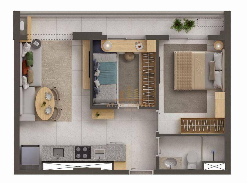 Apartamento à venda com 2 quartos, 44m² - Foto 14