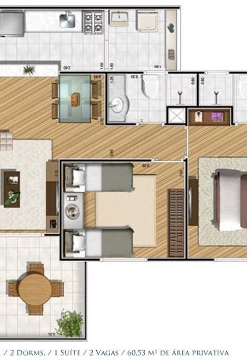 Apartamento à venda com 2 quartos, 60m² - Foto 8