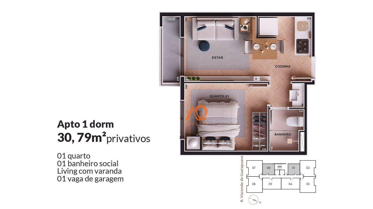 Apartamento à venda com 2 quartos, 46m² - Foto 36