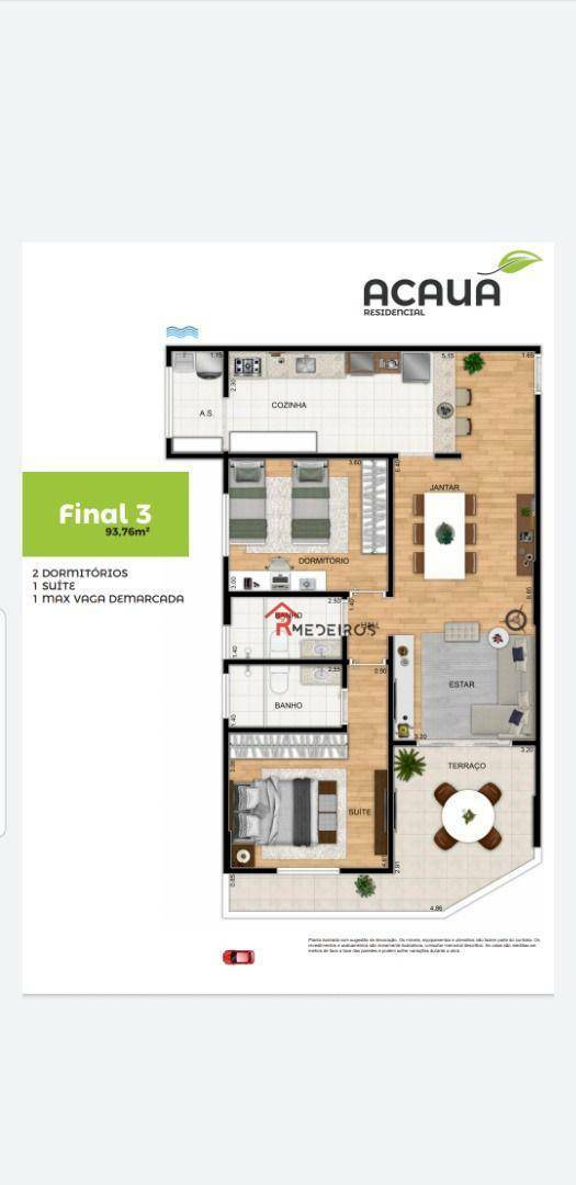 Apartamento à venda com 2 quartos, 93m² - Foto 8