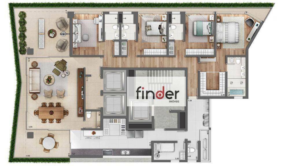 Apartamento à venda com 4 quartos, 269m² - Foto 34