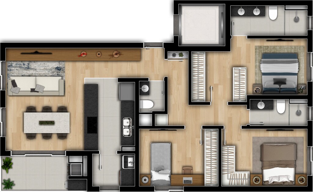 Apartamento à venda com 1 quarto, 30m² - Foto 33