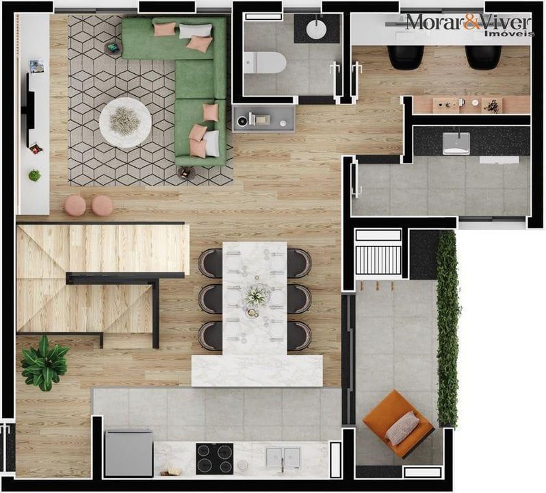 Apartamento à venda com 2 quartos, 58m² - Foto 25