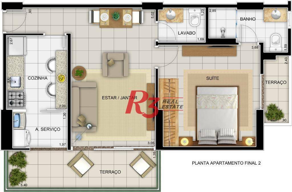 Apartamento à venda com 1 quarto, 57m² - Foto 28