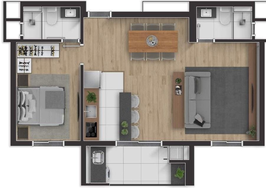 Apartamento à venda com 2 quartos, 62m² - Foto 32