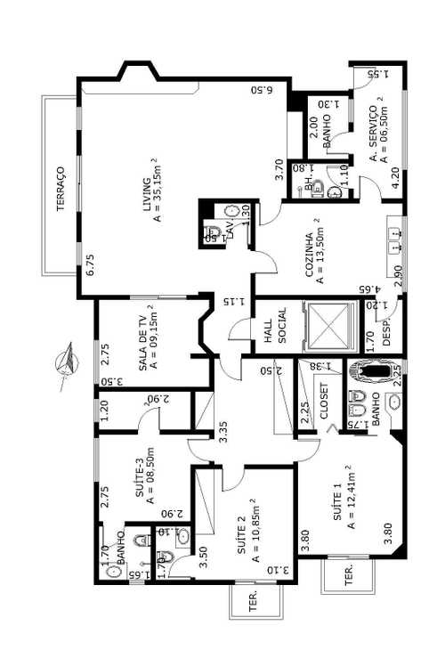 Apartamento à venda com 4 quartos, 165m² - Foto 2