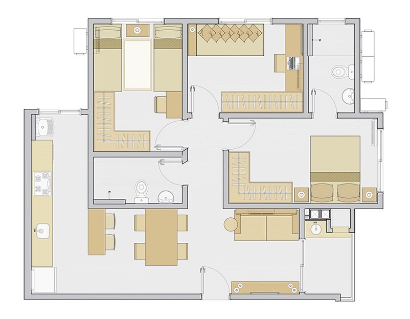 Apartamento à venda com 3 quartos, 69m² - Foto 8