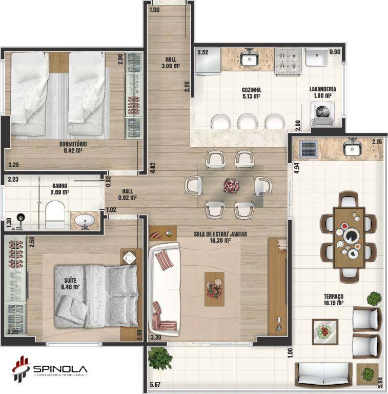 Apartamento à venda com 1 quarto, 51m² - Foto 22