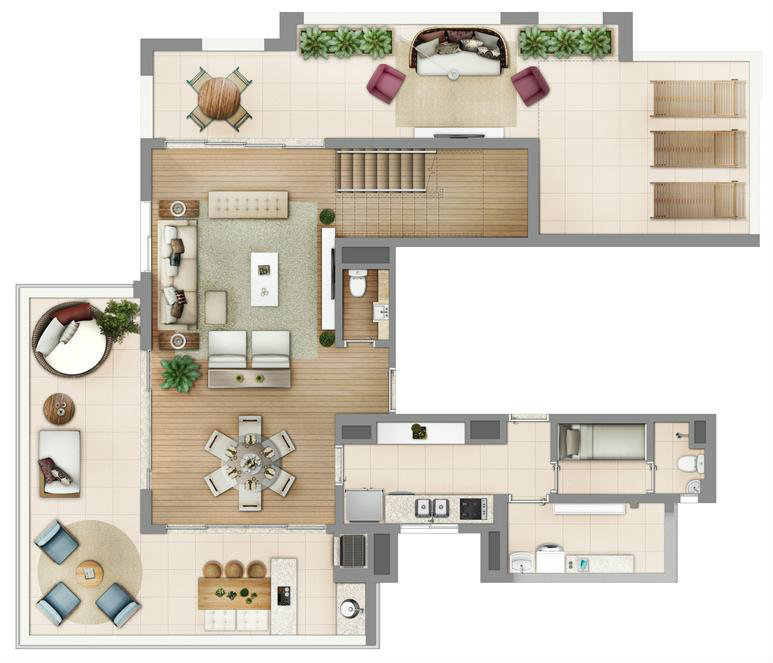 Apartamento à venda com 4 quartos, 161m² - Foto 3