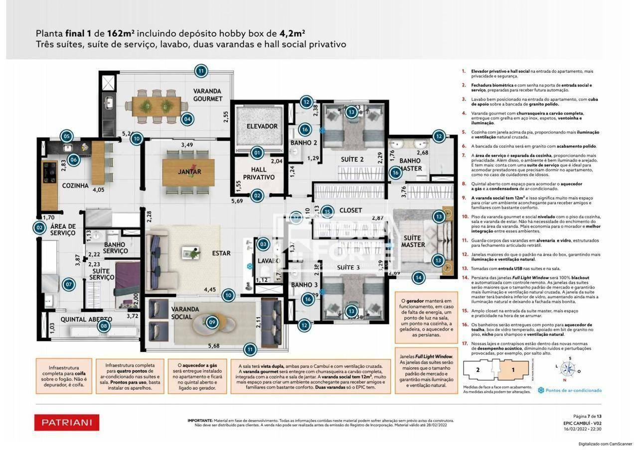 Apartamento à venda com 3 quartos, 163m² - Foto 40