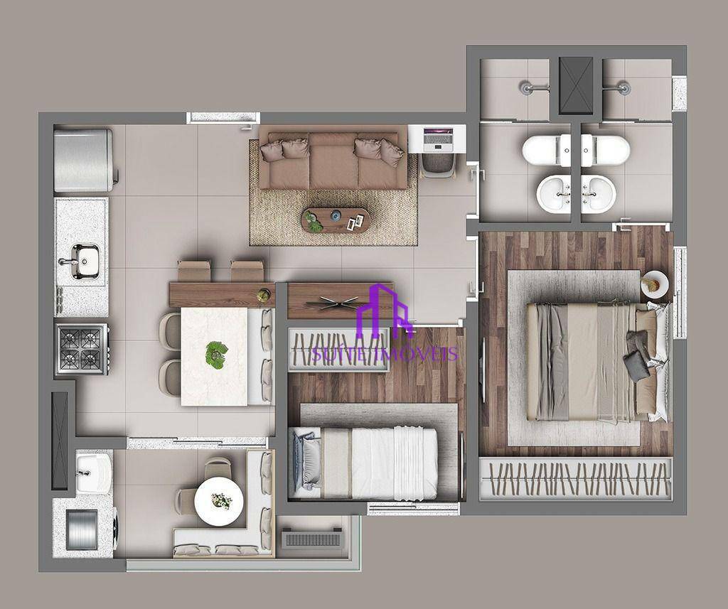 Apartamento à venda com 3 quartos, 129m² - Foto 32