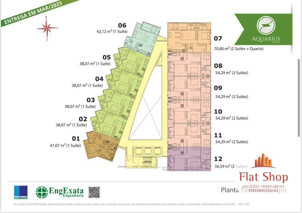 Apartamento à venda com 1 quarto, 38m² - Foto 11