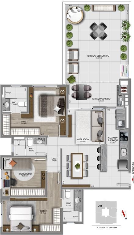 Apartamento à venda com 2 quartos, 70m² - Foto 11