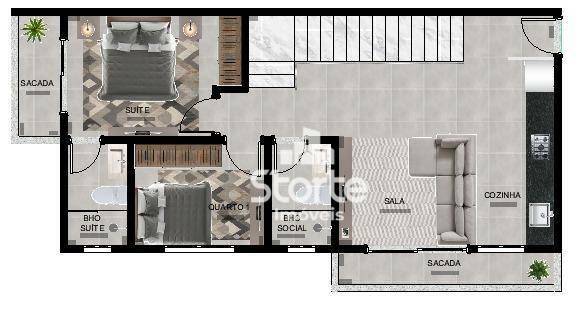 Apartamento à venda com 2 quartos, 67m² - Foto 6