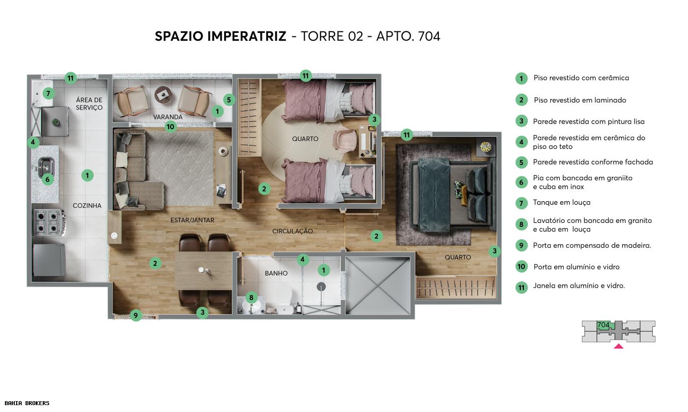 Apartamento à venda com 2 quartos, 44m² - Foto 16