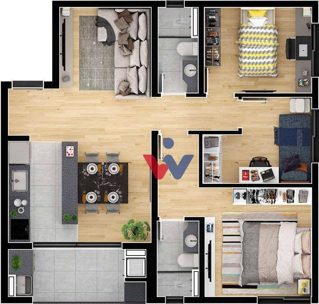 Apartamento à venda com 2 quartos, 56m² - Foto 26