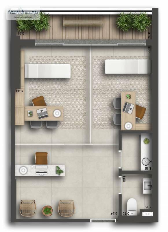 Apartamento à venda com 1 quarto, 38m² - Foto 24