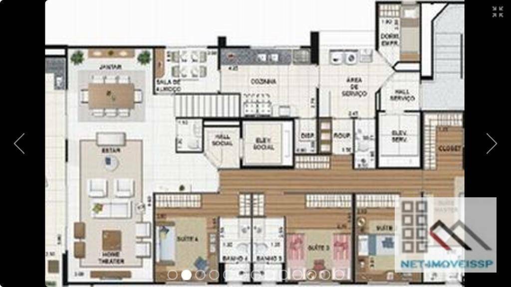 Apartamento à venda com 4 quartos, 208m² - Foto 45