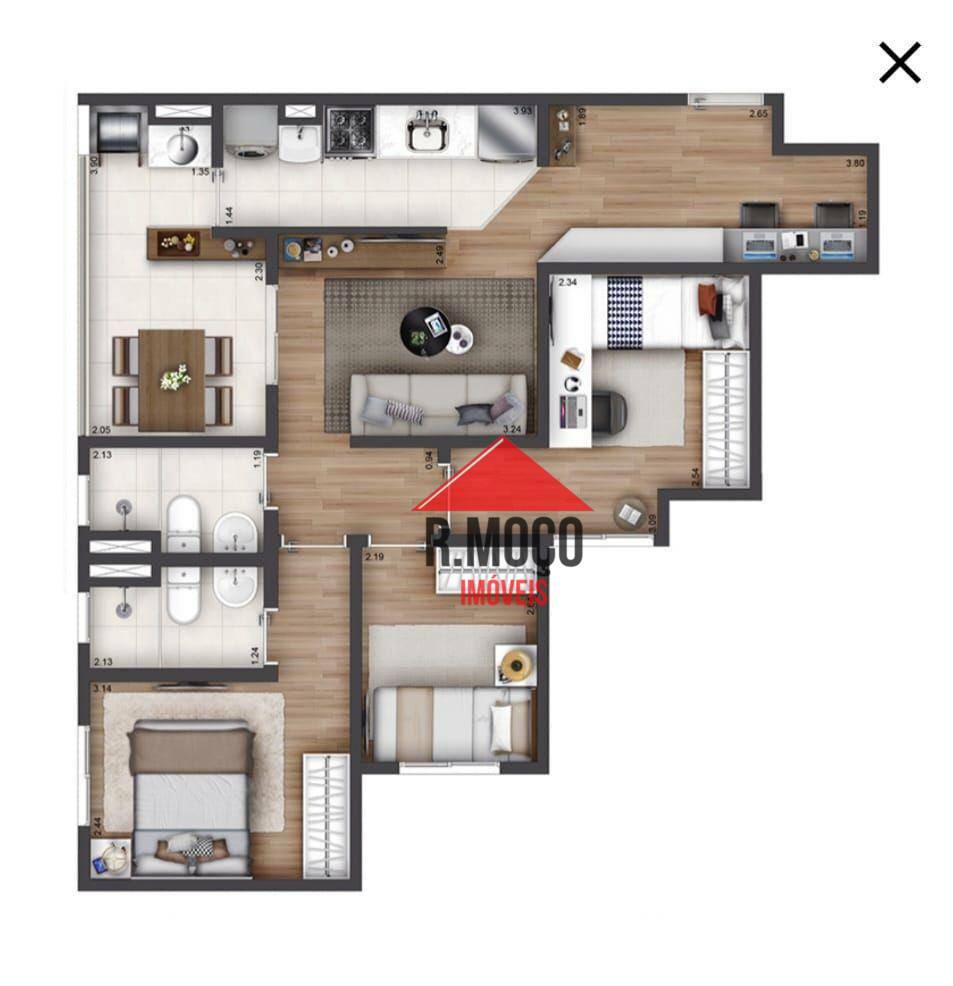 Apartamento à venda com 3 quartos, 65m² - Foto 51