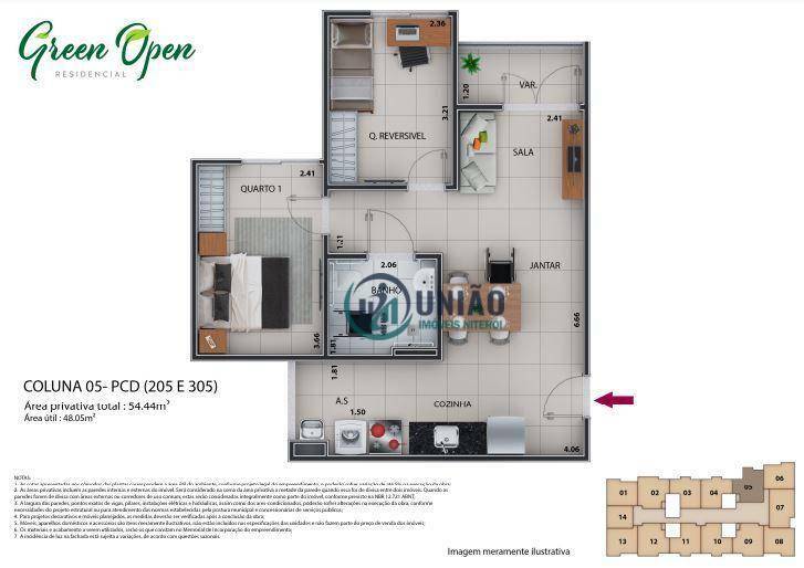 Apartamento à venda com 1 quarto, 30m² - Foto 76