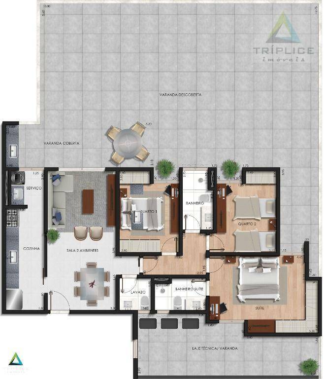 Apartamento à venda com 3 quartos, 173m² - Foto 35