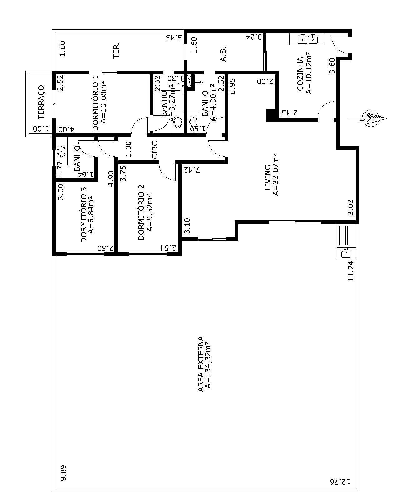 Apartamento à venda com 3 quartos, 260m² - Foto 4