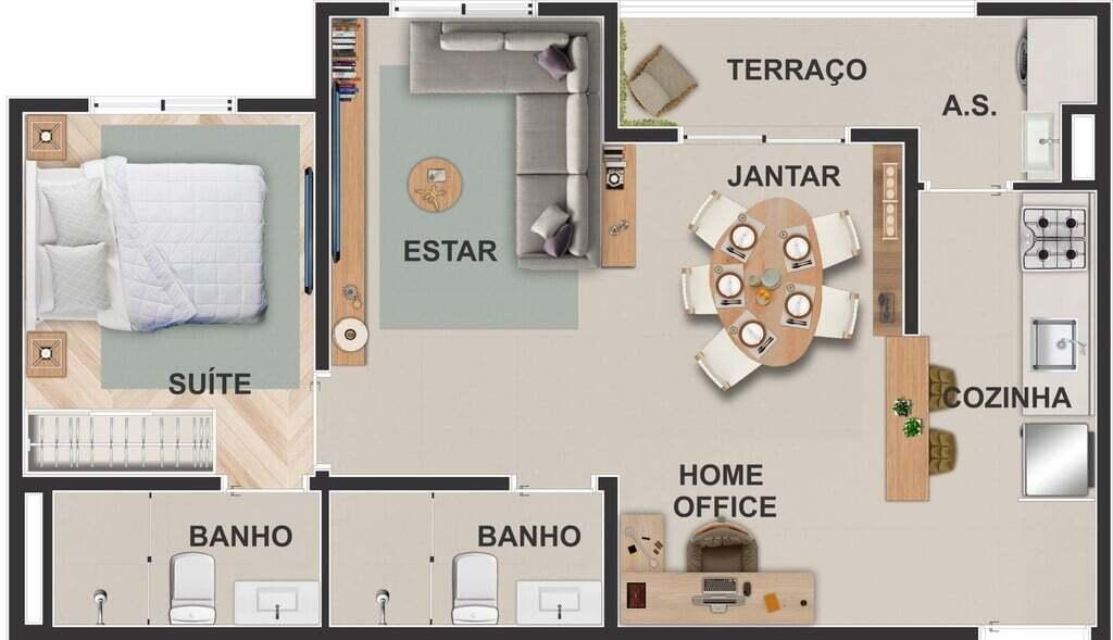 Apartamento à venda com 2 quartos, 41m² - Foto 33