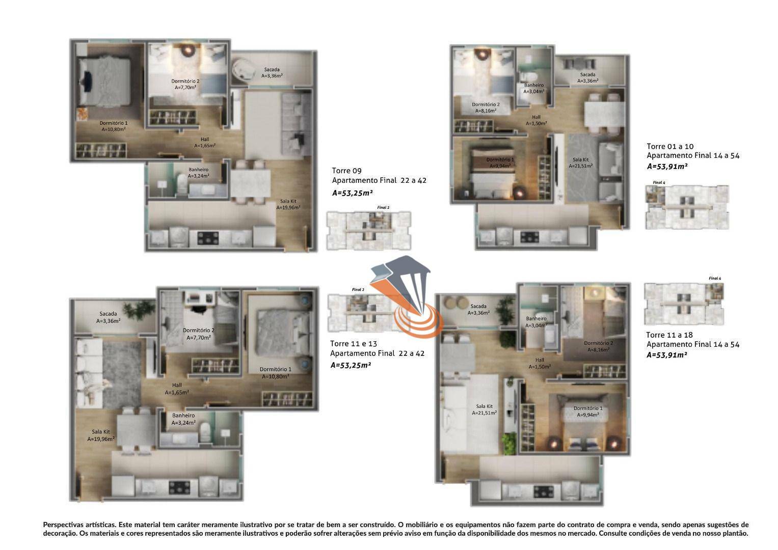 Apartamento à venda com 2 quartos, 53m² - Foto 20