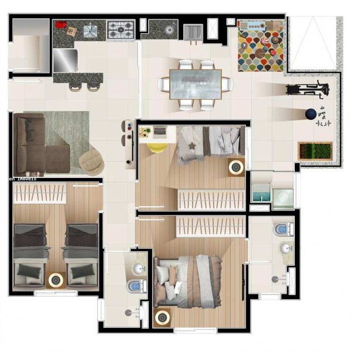 Apartamento à venda com 3 quartos, 73m² - Foto 17