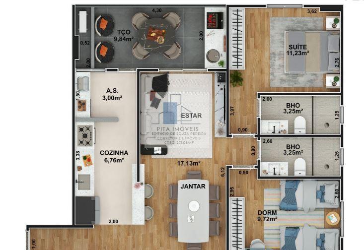 Apartamento à venda com 2 quartos, 76m² - Foto 49