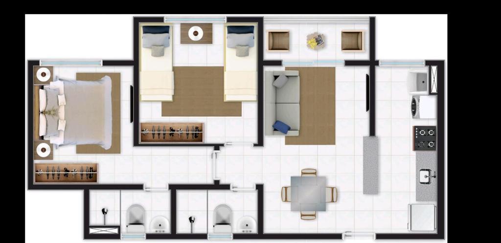 Apartamento à venda com 2 quartos, 47m² - Foto 10