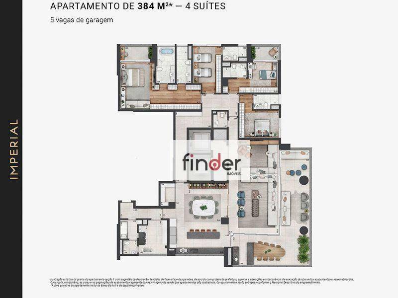 Apartamento à venda com 4 quartos, 384m² - Foto 20