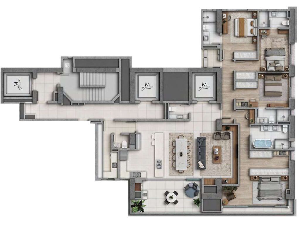 Apartamento à venda com 4 quartos, 178m² - Foto 44