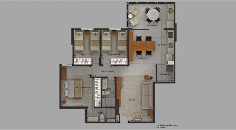 Apartamento à venda com 3 quartos, 110m² - Foto 13