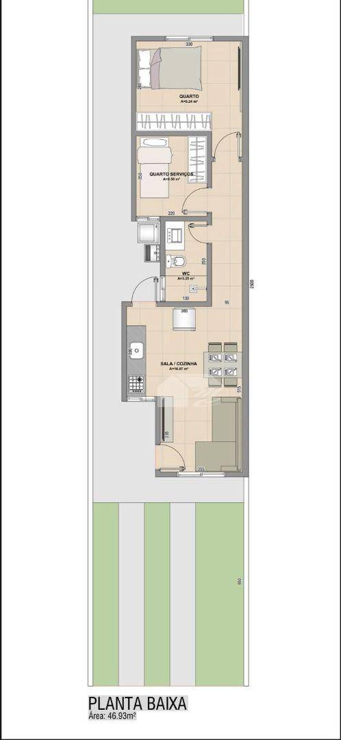Casa à venda com 2 quartos, 46m² - Foto 3