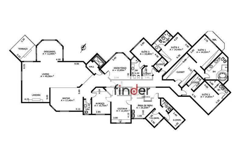 Apartamento à venda com 4 quartos, 352m² - Foto 35