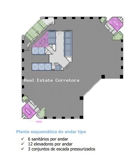 Conjunto Comercial-Sala para alugar, 1305m² - Foto 6