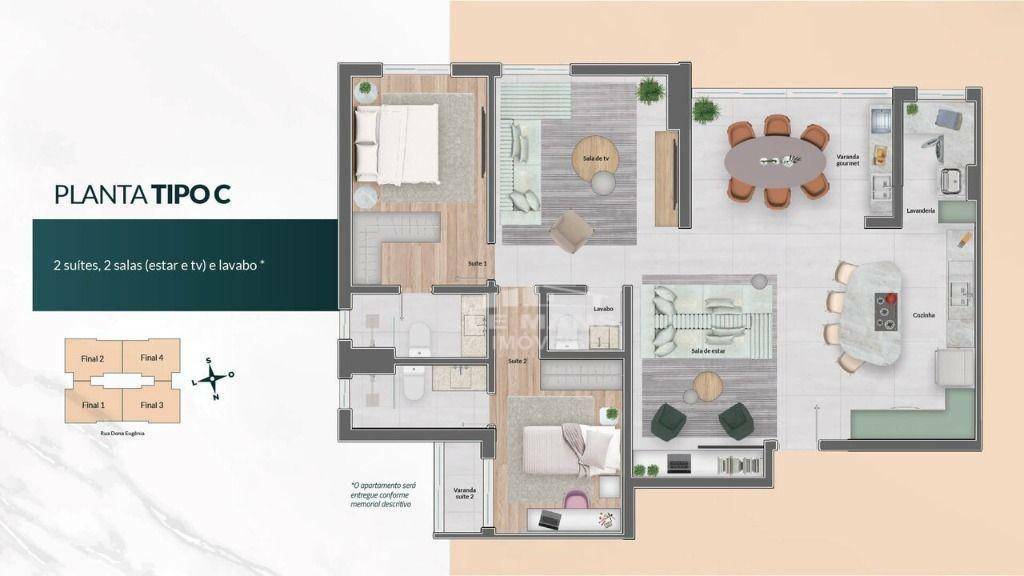 Apartamento à venda com 3 quartos, 111m² - Foto 23