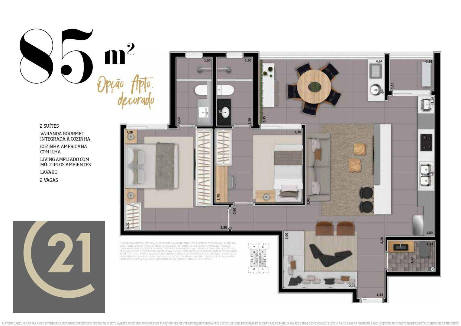 Apartamento à venda com 2 quartos, 85m² - Foto 18