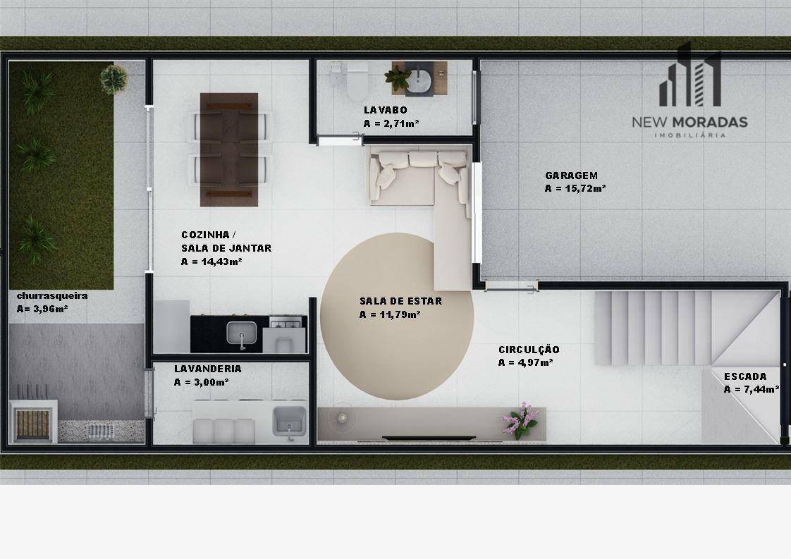 Sobrado à venda com 3 quartos, 110m² - Foto 8