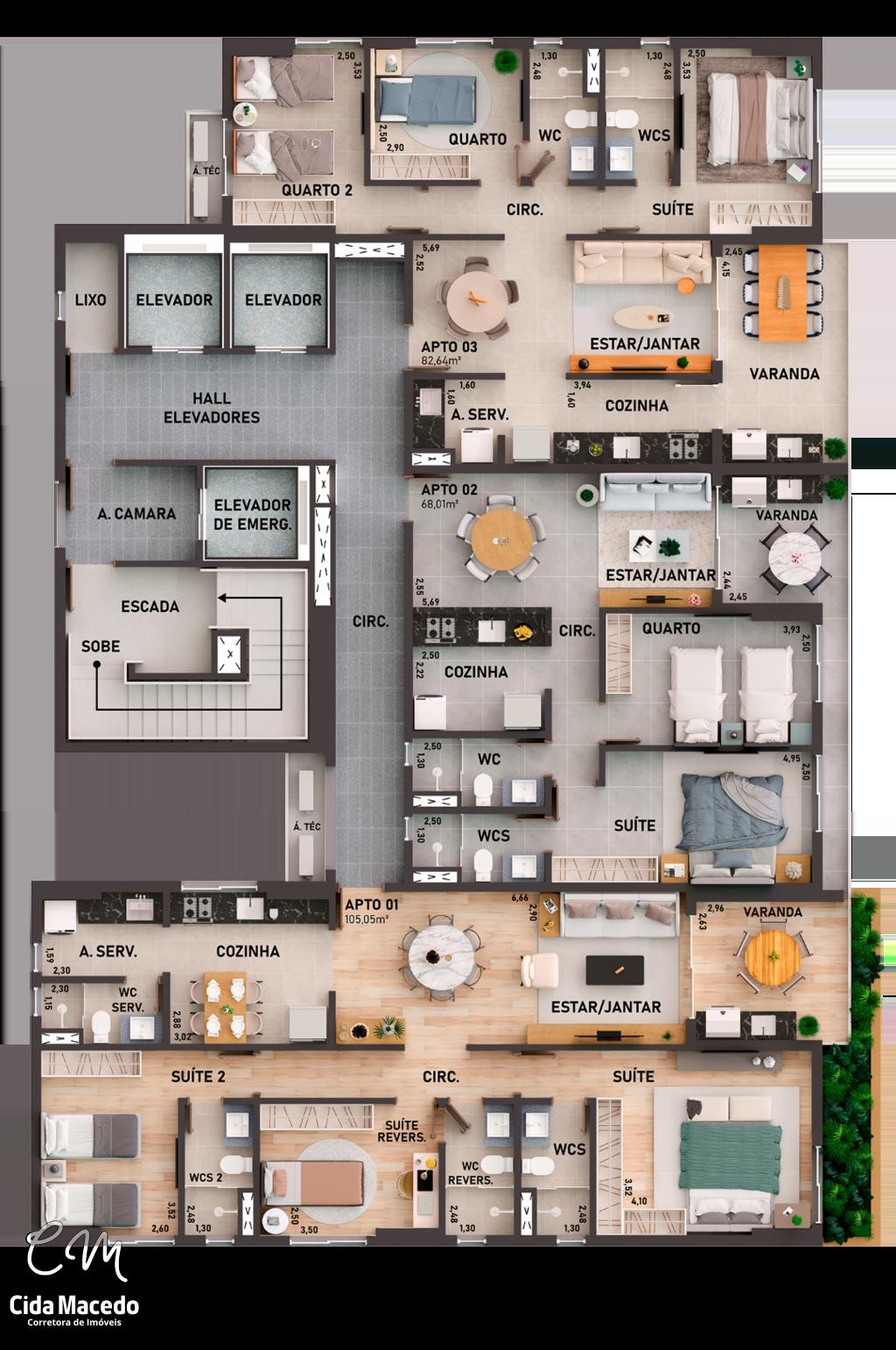 Apartamento à venda com 3 quartos, 151m² - Foto 25