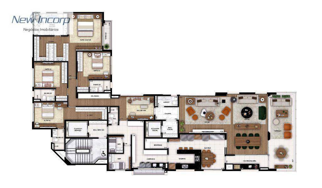 Apartamento à venda com 4 quartos, 330m² - Foto 31