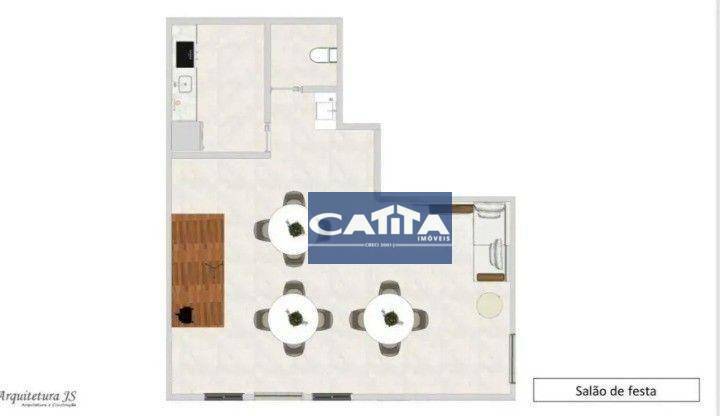 Apartamento à venda com 2 quartos, 35m² - Foto 4